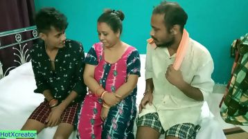Hot Milf Aunt Shared! Latest Threesome Sex In Hindi
